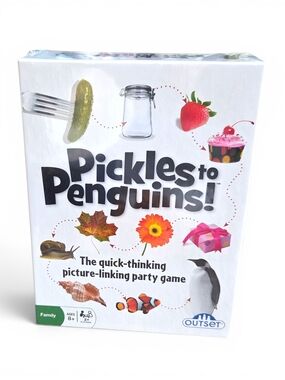 Pickles to Penguins Board Game Outset Media New In Box - Sealed Party Card Game